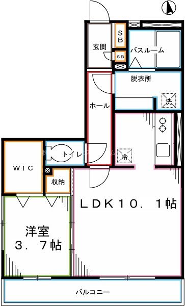 コンフォート東小金井  間取り