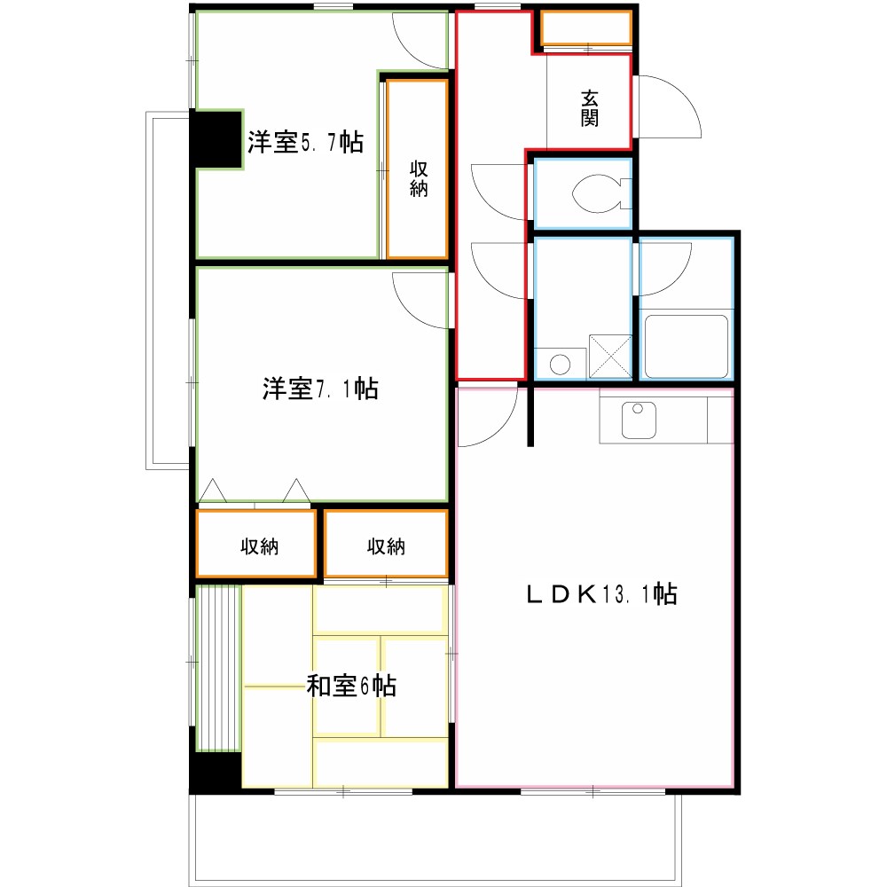 ガーデンホームズけやきの郷 間取り