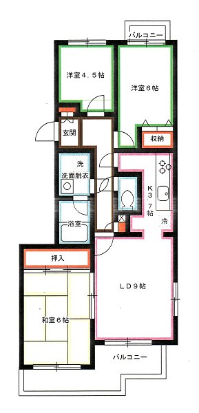 井の頭パーク・プラザ 間取り図