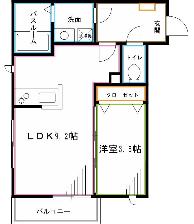 HAUS　Nagamatsu（ハウスナガマツ）  間取り