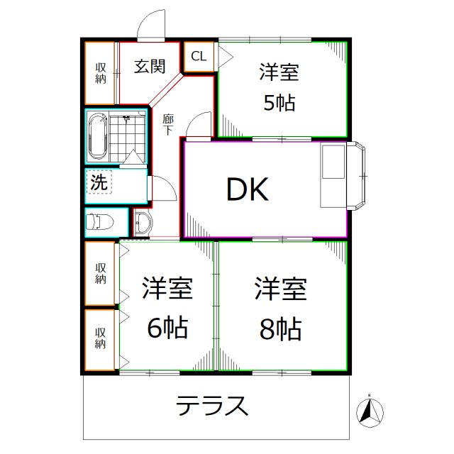 中島ハイツ 間取り