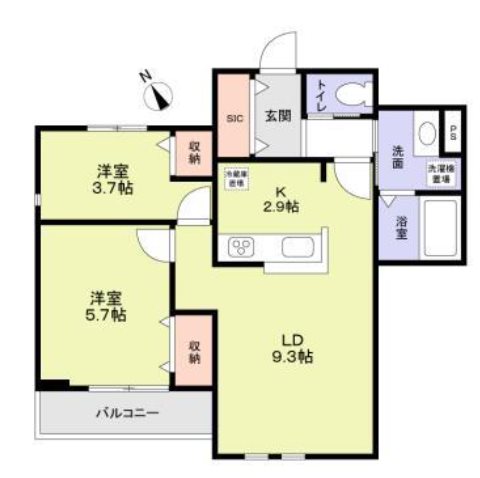 カーサあかね 間取り