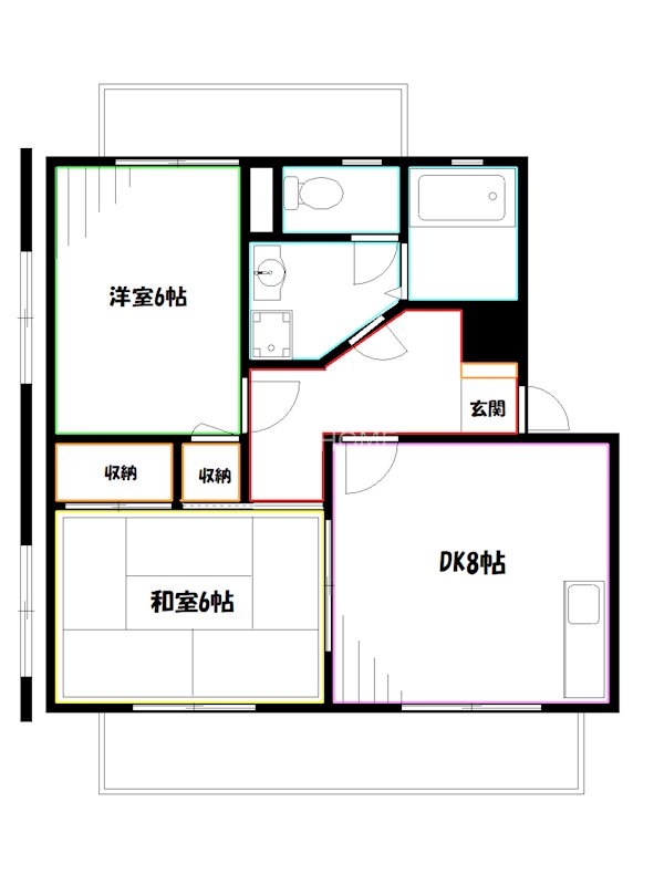 ウィンベル村上 間取り