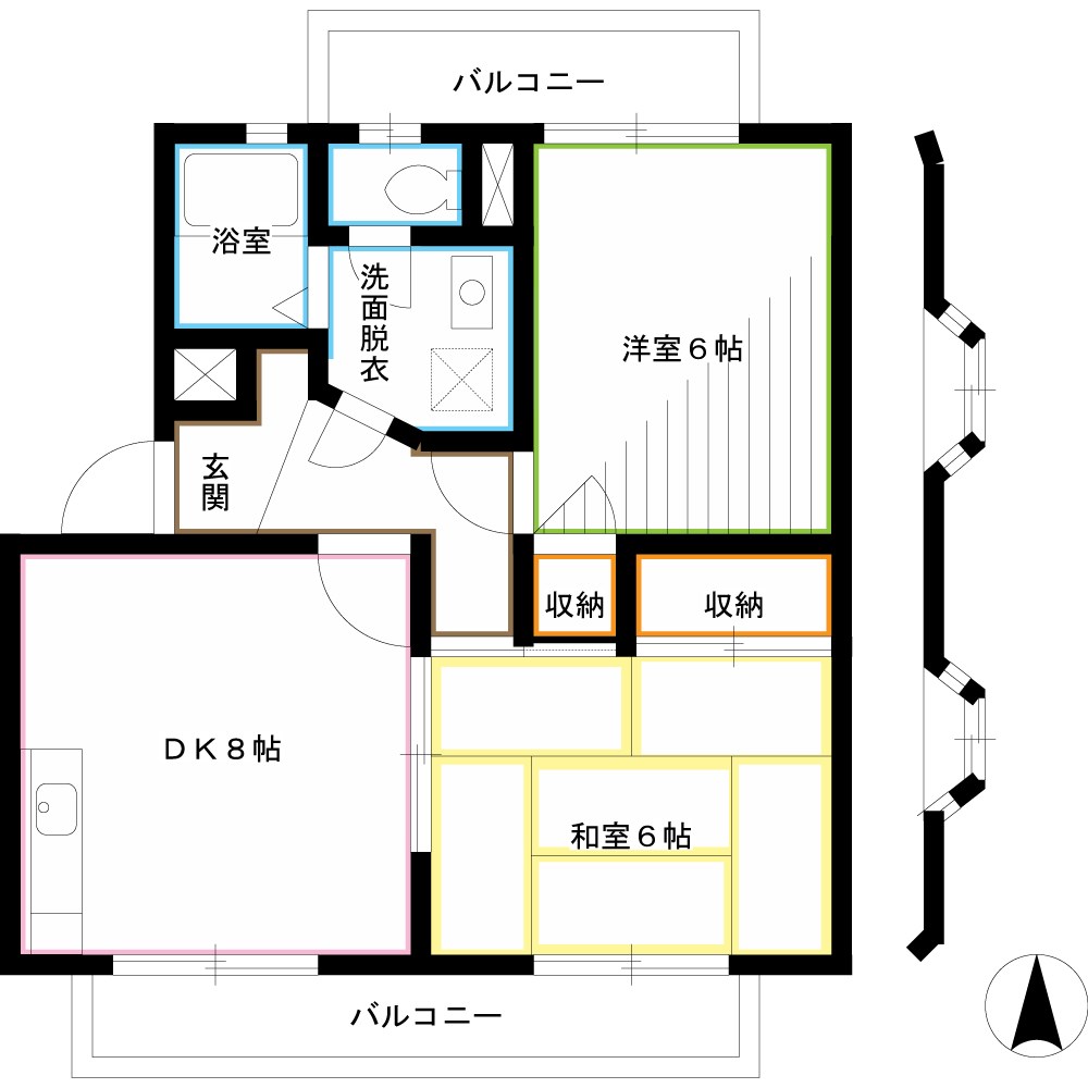 ウィンベル村上 間取り