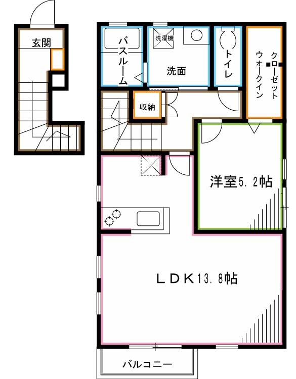三和荘 間取り