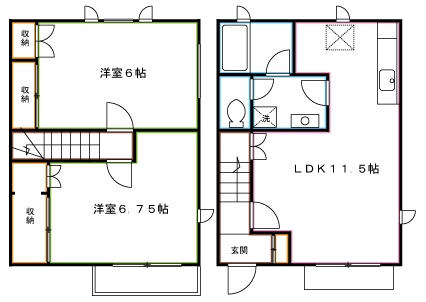 フローラ小金井   間取り