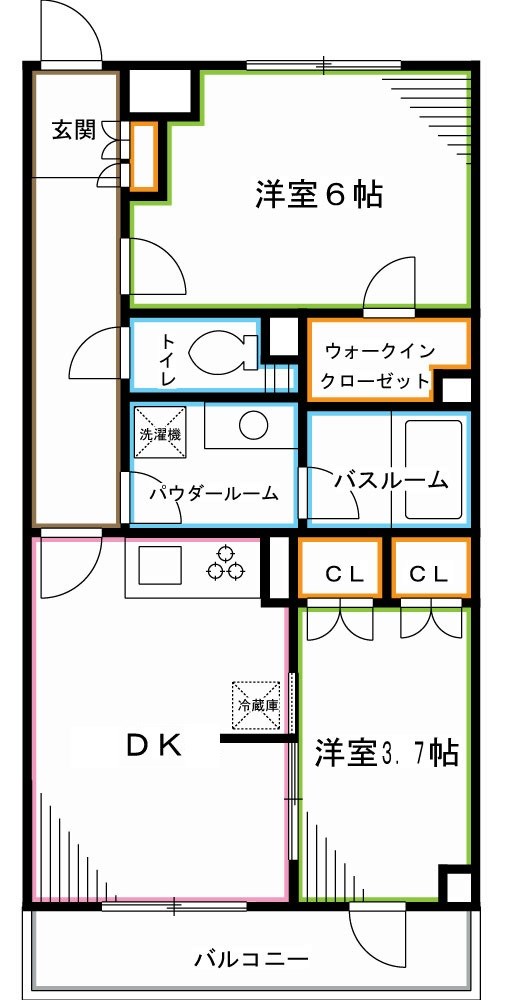 プラムガーデン関根 間取り