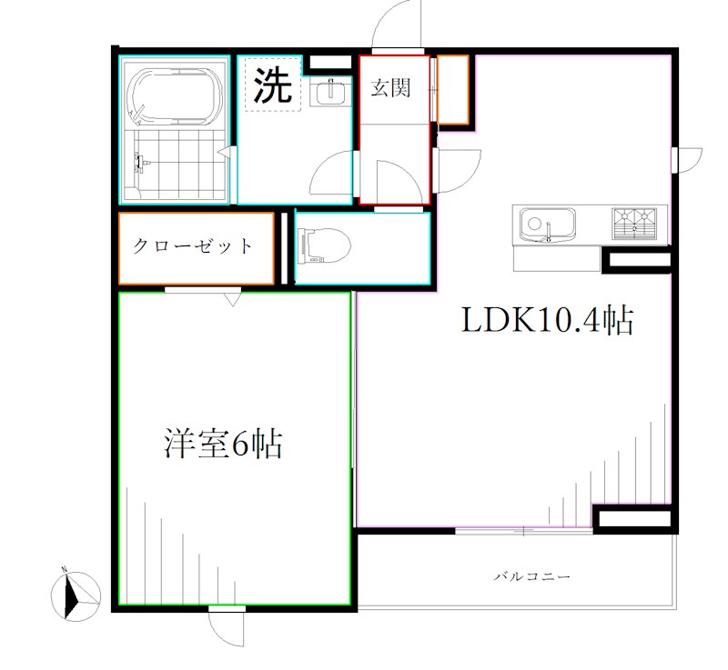 Ｄ-ＰＲＥＣＩＯＵＳ小金井本町 間取り