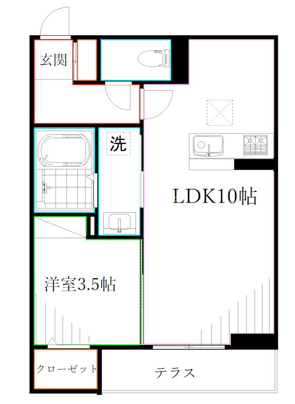 Ｄ-ＰＲＥＣＩＯＵＳ小金井本町 間取り