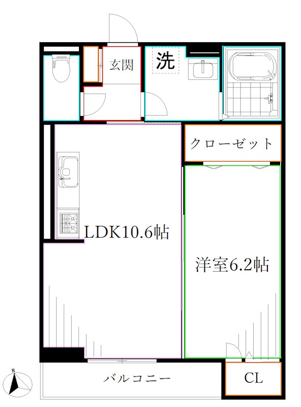 Ｄ-ＰＲＥＣＩＯＵＳ小金井本町 間取り