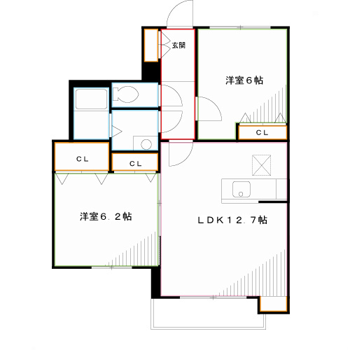 ベレオ小金井 間取り