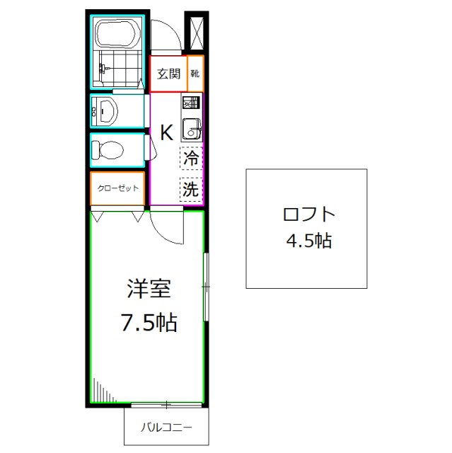 チサカ第５ 間取り