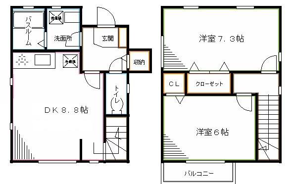 ＰＬＵＳ－Ｄ 間取り