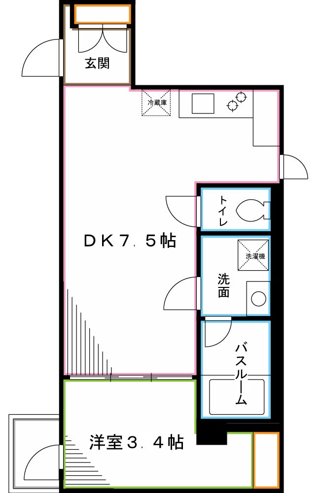 ブライトハウス阿佐ヶ谷 間取り
