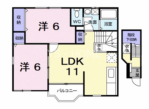 グリーン・シャトルA 間取り