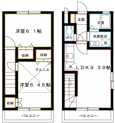 アティック・Ｎ 間取り