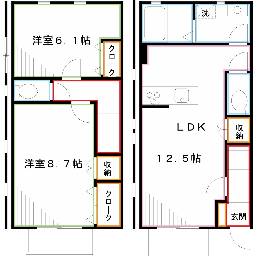 プリマヴェーラ  間取り