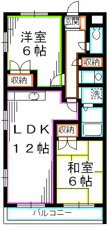 ファミーユ柳沢 間取り