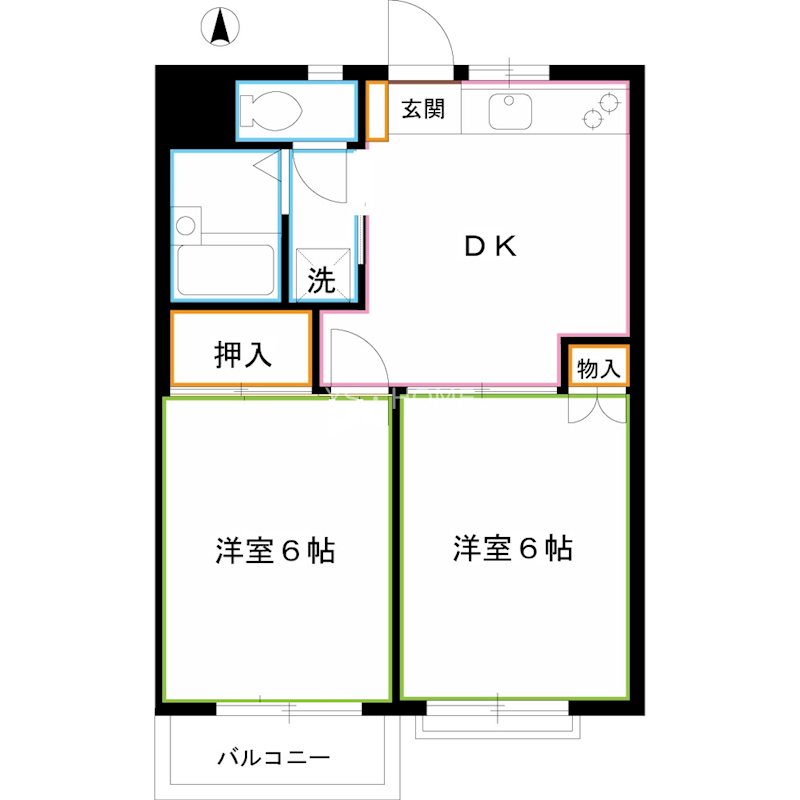 モンシャトー小金井東Ａ 間取り