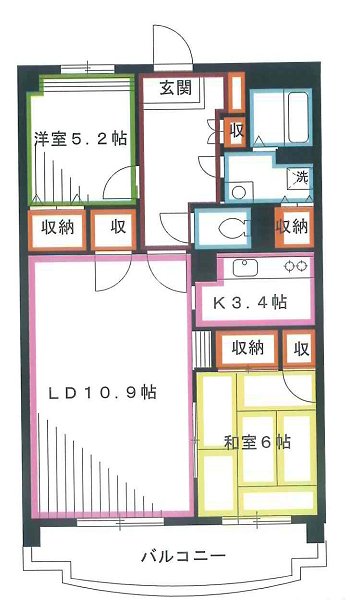 ガーデンコート仙川　　 間取り
