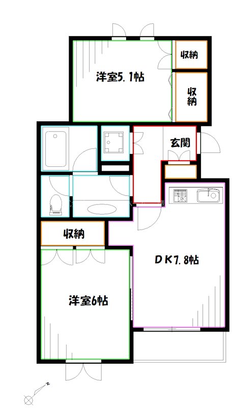 コリドー 間取り