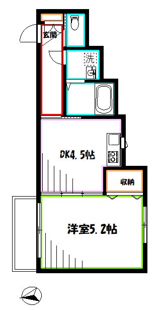MELDIA東小金井 間取り