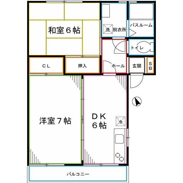 モンシャトー小川 間取り