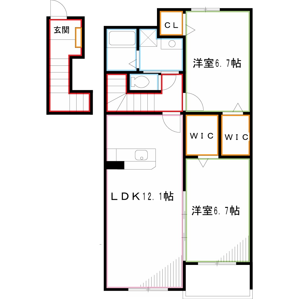 エクシード　深大寺 間取り