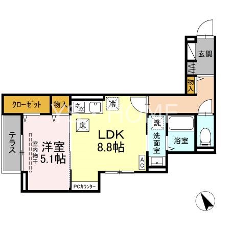 D-asset中原 間取り