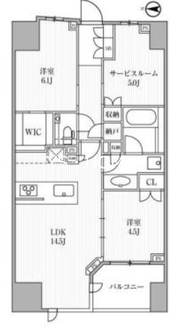 ディームス方南町 間取り