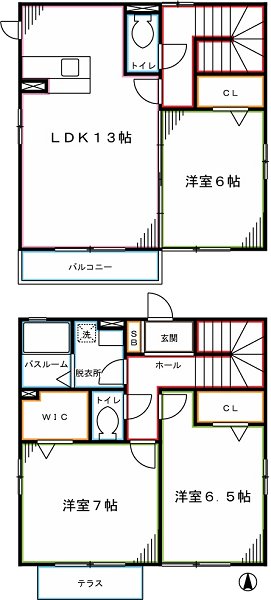 グリーンコート        間取り