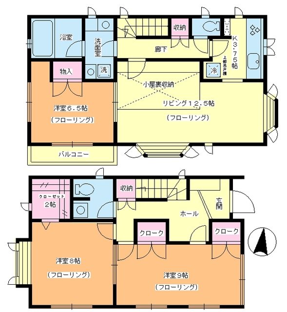 上落合3丁目戸建 間取り