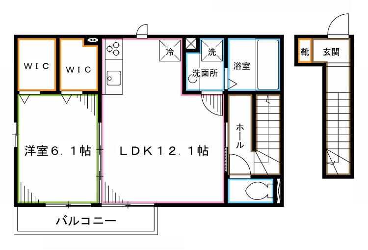アゼリア上鷺 間取り