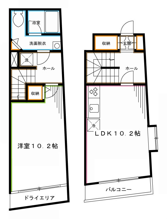 エルスタンザ中野新井 間取り