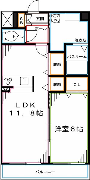 グラン　クレシア  間取り
