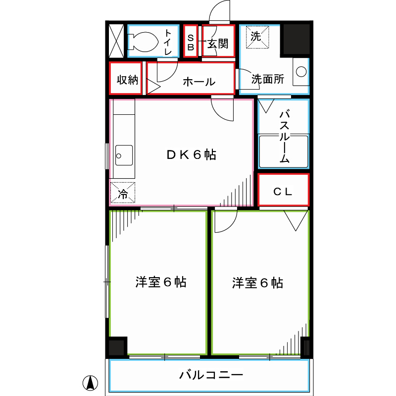 サリジェ21 間取り