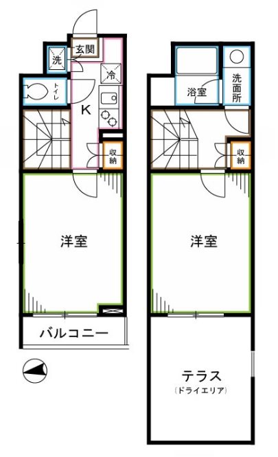 ルーブル中野弥生町  間取り