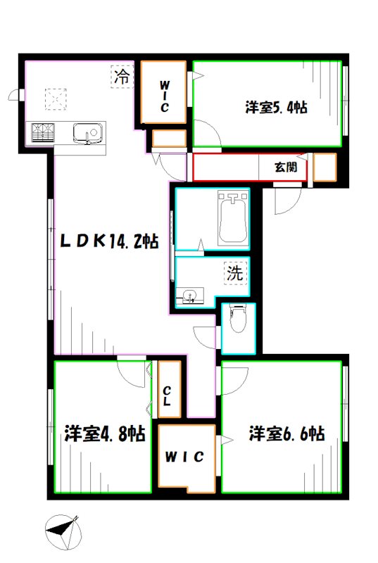 THE　HALE 間取り