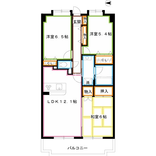 ライフステージ武蔵野 間取り