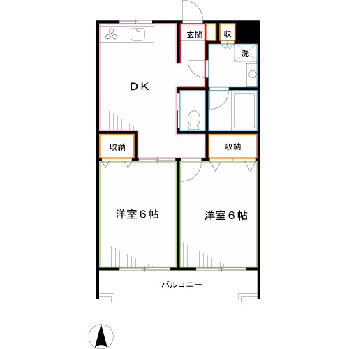 ヴェルドミール 間取り