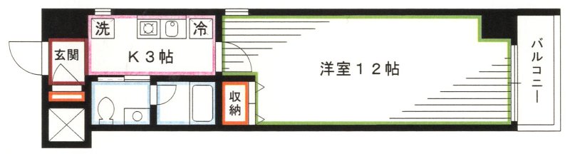 ＲＥＳＩＤＥＮＣＥ　ＳＡＴＳＵＭＡ  間取り