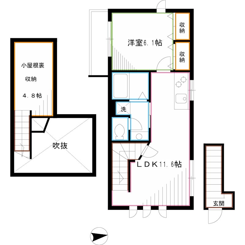 ベルフレール 間取り