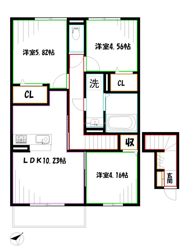 aisevillage 間取り図