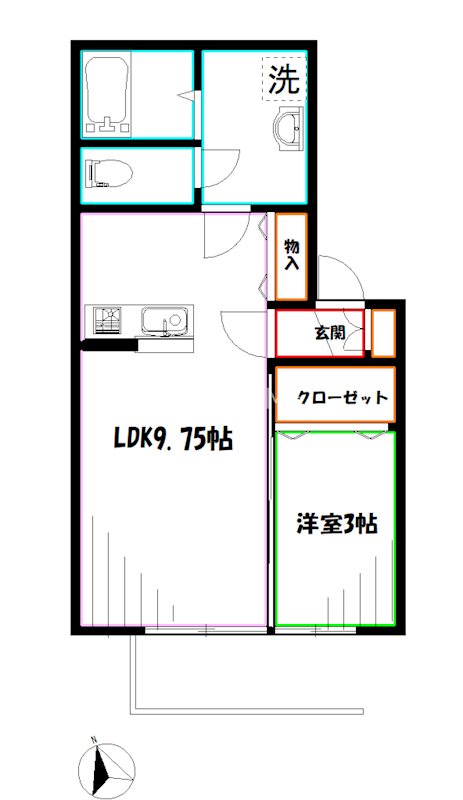 ノースタウン吉祥寺Ⅰ  間取り