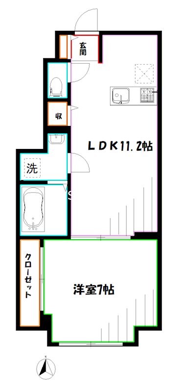 フィーカ　Ｈ棟 間取り