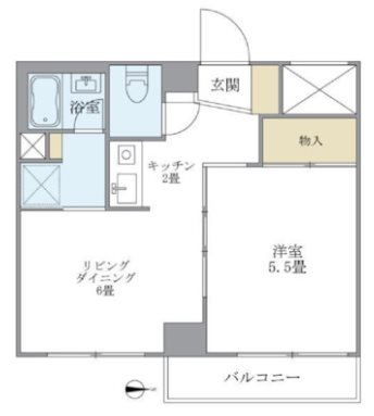グランメール落合 間取り図