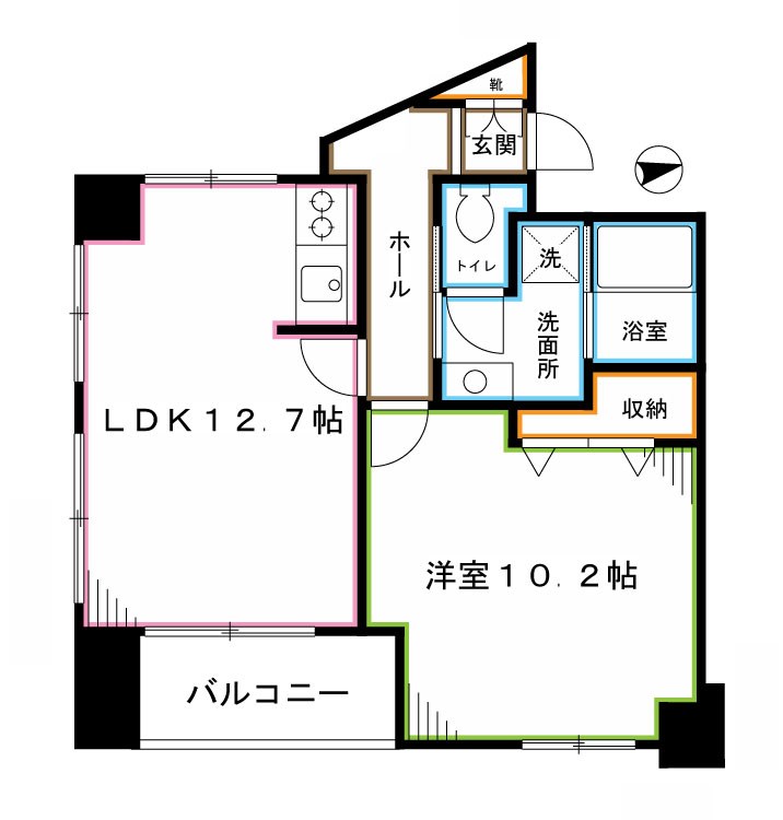 K.BLDG 間取り