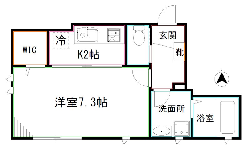 コーポラス・K 間取り