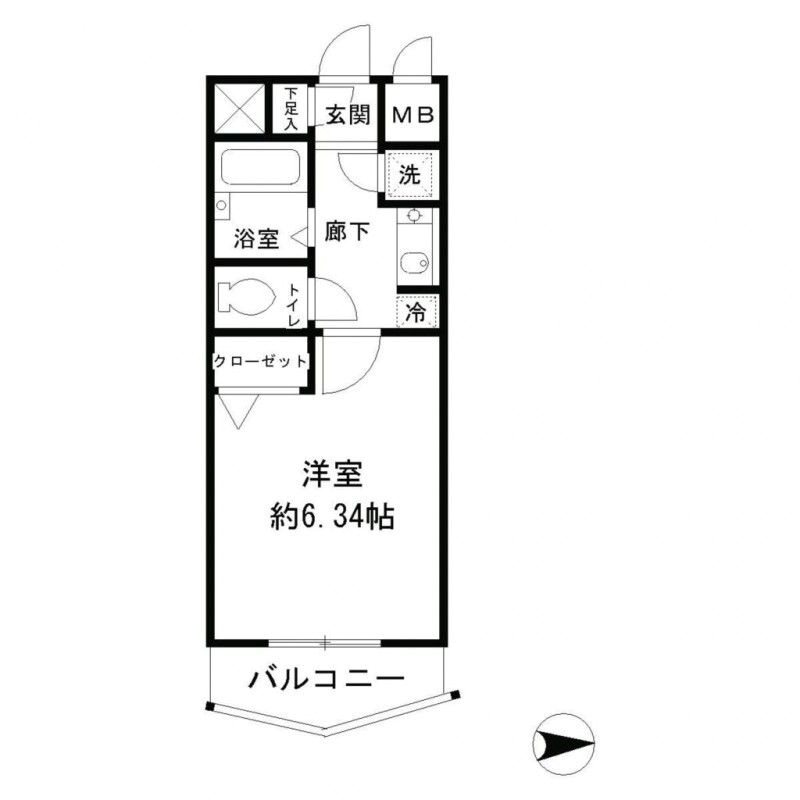 レジディア新中野 間取り