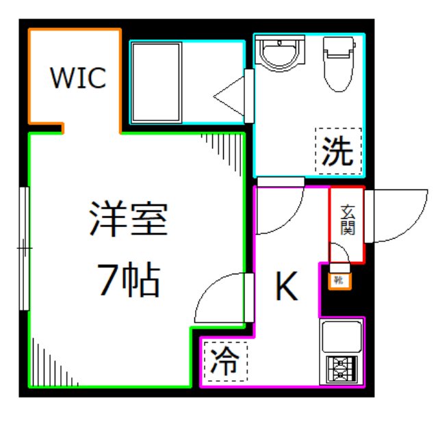 エイグラン一橋学園 間取り